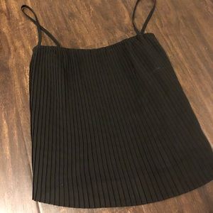 Black Pleated Top